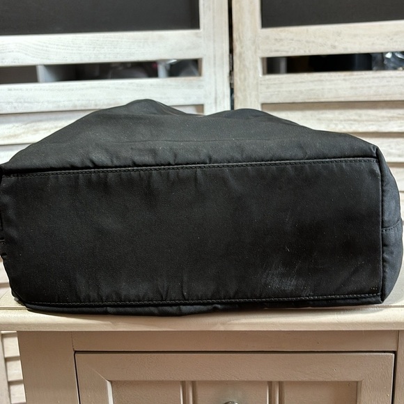SOLD - Dior Maris Pearl Handle Vintage Nylon Bag,Black11x9,EUC,Callout on bottom - Picture 7 of 14
